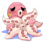 blush bodily_fluids drooling female feral genitals presenting presenting_pussy pussy saliva simple_background siphon_(anatomy) solo tentacles white_background agemono animal_crossing nintendo marina_(animal_crossing) cephalopod coleoid marine mollusk octopodiform 1:1 archived_source low_res