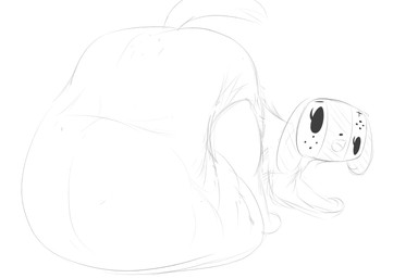 ambiguous_gender clothing diaper excessive_feces feces female feral hyper hyper_feces hyper_soiling looking_at_viewer open_mouth scatplay simple_background soiled_diaper soiling solo unclean_diaper used_diaper white_background andeddo3boo nintendo nintendo_switch switch_dog animate_inanimate canid mammal absurd_res black_and_white hi_res monochrome