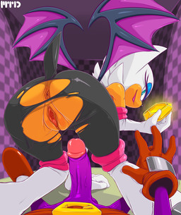 2014 anthro anus balls bat blue_eyes duo erection female gem hair looking_at_viewer looking_back male marthedog mustelid nack_the_weasel penis pussy rouge_the_bat sega smile sonic_(series) weasel white_hair wings
Rating: Explicit
Score: 5
User: Robinebra
Date: January 16, 2014