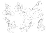absurd_res animal_genitalia animal_penis anthro anus balls breasts butt canine_genitalia canine_penis clothing disembodied_hand disembodied_penis eeveelution faceless_character faceless_male female feral fours_(artist) from_behind_position generation_2_pokemon generation_5_pokemon generation_9_pokemon genitals greavard hi_res humanoid knot leavanny legendary_pokemon legwear looking_pleasured lugia male meloetta monochrome nintendo nipples penis pokemon pokemon_(species) pussy raised_leg sex short_stack shy sketch slightly_chubby spread_legs spreading tailbutt thigh_highs tinkaton umbreon