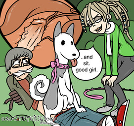 bestiality bound canine clothed clothing collar dialogue dog english_text erection female feral human human_on_feral interspecies male male/female male_on_feral mammal oxocandykissesoxo penetration penis restrained sex text tongue tongue_out
Rating: Explicit
Score: 4
User: Pasiphaë
Date: July 27, 2017 bestiality bound canine clothed clothing collar dialogue dog english_text erection female feral human human_on_feral interspecies male male/female male_on_feral mammal oxocandykissesoxo penetration penis restrained sex text tongue tongue_out
Rating: Explicit
Score: 4
User: Pasiphaë
Date: July 27, 2017