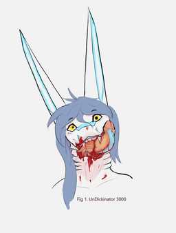 anthro cock_and_ball_torture female genital_mutilation genital_torture genitals gore mutilation penis severed_body_part severed_genitals severed_penis solo skushi 20_(skushi) fish marine shark hi_res