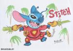 2019 4_arms 4_fingers alien antennae_(anatomy) black_eyes blue_body blue_claws blue_fur blue_nose claws clothed clothing dipstick_antennae disney dual_wielding experiment_(lilo_and_stitch) fingers fur head_tuft holding_object holding_weapon kusodibujo lilo_and_stitch multi_arm multi_limb multi_wielding multicolored_antennae notched_ear open_mouth palm_tree plant plasma_blaster_(lilo_and_stitch) plasma_gun ranged_weapon red_clothing simple_background solo spacesuit stitch_(lilo_and_stitch) traditional_media_(artwork) tree tuft watermark weapon white_background