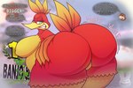 after_vore anthro backpack big_breasts big_butt breasts brown_hair butt digestion_noises duo feathers female green_eyes hair male male/female nipple_outline overweight post_digestion red_body red_feathers red_hair ripping_clothing text vore weight_gain yellow_body yellow_feathers cabezilla banjo-kazooie microsoft nintendo rareware super_smash_bros. xbox_game_studios banjo_(banjo-kazooie) kazooie avian bear breegull mammal 2024 english_text hi_res