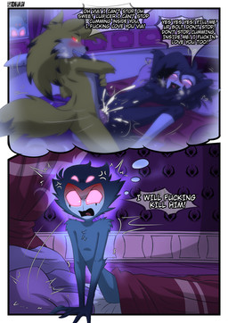 4_eyes anthro bed bed_sheet bedding biped black_body black_feathers black_nose blush blush_lines bodily_fluids caught_in_the_act claws countershade_face countershade_fur countershade_torso countershading cum cum_in_vagina cum_inside cum_request cum_splatter dialogue dream erection feathers female female_penetrated from_front_position fur furniture genital_fluids genitals glowing glowing_eyes group hair insemination_request inside long_hair looking_at_another lying lying_on_bed male male/female male_penetrating male_penetrating_female missionary_position multi_eye multicolored_body multicolored_fur night nude on_back on_bed open_mouth peeping penetration penile penile_penetration penis penis_in_vagina pillow profanity red_sclera sex speech_bubble tan_body tan_fur tan_hair teeth text thought_bubble trio two_tone_body two_tone_fur vaginal vaginal_fluids vaginal_fluids_on_penis vaginal_penetration vulva white_body white_countershading white_fur h1draw hellaverse helluva_boss mythology octavia_(helluva_boss) stolas_(helluva_boss) avian bird canid canid_demon canine demon hellhound mammal mythological_canine mythological_creature owl owl_demon 2026 absurd_res english_text hi_res daughter_(lore) father_(lore) father_and_child_(lore) father_and_daughter_(lore) parent_(lore) parent_and_child_(lore) parent_and_daughter_(lore)