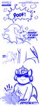blue_and_white comic conditional_dnp dialogue duo english_text equid equine fangs feral flurry_heart_(mlp) friendship_is_magic hasbro hi_res horn jcosneverexisted king_sombra_(mlp) male mammal monochrome my_little_pony mythological_creature mythological_equine mythology question_mark size_difference teeth text unicorn winged_unicorn wings young young_feral