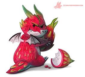 ambiguous_gender beady_eyes black_eyes claws dragon_fruit fangs food fruit green_body green_scales grumpy horn humor membrane_(anatomy) membranous_wings plant pun red_body red_scales scales simple_background solo tail teeth white_background white_body white_scales wings piper_thibodeau mythology dragon elemental_creature flora_fauna food_creature living_fruit mythological_creature mythological_scalie scalie digital_media_(artwork) digital_painting_(artwork) painting_(artwork)
