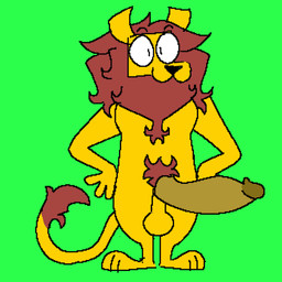 anthro balls big_penis genitals green_background huge_penis male mane penis simple_background smile solo tail tail_motion tailwag throbbing throbbing_balls throbbing_penis toony yellow_body conditional_dnp furryfluffbutt felid lion mammal pantherine 1:1 animated loop
