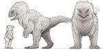 4_eyes anthro claws feathers female feral fluffy front_view group looking_at_another male multi_eye open_mouth plantigrade short_tail side_view simple_background standing tail tail_tuft teeth tuft white_background white_body white_feathers zw3 ambiguous_species dinosaur feathered_dinosaur feathered_scalie prehistoric_species reptile scalie 2023 2:1 absurd_res digital_media_(artwork) hi_res model_sheet