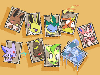 ambiguous_feral ambiguous_gender blowing_raspberries blush blush_stickers bodily_fluids bubble burning cheek_bulge cheek_tuft chibi cross-popping_vein double_v_sign eating empty_eyes evolutionary_family eye_contact eyes_closed facial_tuft feral fire food front_view frozen fruit gesture group hand_gesture heart_on_tongue ice looking_at_another looking_at_viewer plant pokemon_berry pupils purple_eyes rivalry scared shadow shocked simple_background sitrus_berry sleeping slit_pupils snot snot_bubble stamp tongue tongue_out tuft v_sign wide_eyed mukomizu_kintora nintendo pokemon eevee eeveelution espeon flareon generation_1_pokemon generation_2_pokemon generation_4_pokemon generation_6_pokemon glaceon jolteon leafeon pokemon_(species) sylveon umbreon vaporeon 2015 4:3 bust_portrait hi_res portrait