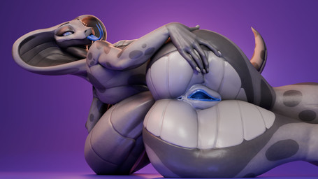 anthro anus butt female forked_tongue genitals long_tongue looking_at_viewer lying on_side smile solo spread_butt spreading tail tongue tongue_out vulva da.nilkaz da.nilkaz_(modeler) sapphire_(da.nilkaz) reptile scalie snake 16:9 3d_(artwork) digital_media_(artwork) hi_res widescreen