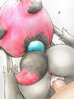 duo female from_behind_position human_penetrating interspecies male male/female offscreen_male penetration pokephilia sex eiroru nintendo pokemon generation_5_pokemon human mammal pokemon_(species) zoroark absurd_res hi_res