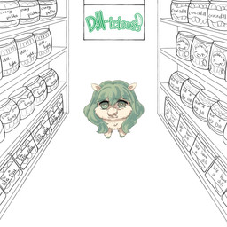 container disgust eye_twitch female female_feral feral food front_view fur green_eyes green_hair green_hooves hair hooves jar mouth_closed perspective pickle_(food) solo supermarket text white_body white_fur young young_female young_feral yellowcottoncandy030 fluffy_pony fluffy_pony_(species) mammal 1:1 2025 digital_media_(artwork) english_text hi_res partially_colored
