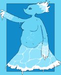 anthro belly big_breasts breasts female female_humanoid mouthless nude_humanoid overweight overweight_anthro overweight_female solo water deepfriedtwinkie deltarune undertale_(series) miss_mizzle darkner elemental_creature elemental_humanoid humanoid mizzle_(deltarune) water_creature 2025 4:3 digital_media_(artwork) hi_res