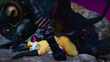 all_fours anal anthro anthro_on_anthro anthro_penetrated anthro_penetrating anthro_penetrating_anthro balls big_balls big_butt big_penis black_balls black_body black_fur black_nose black_penis bottomwear bottomwear_aside bouncing_balls bouncing_butt brown_horn butt clothing clothing_aside doggystyle duo erection from_behind_position fur genitals glans gloves_(marking) holding_object horizontal_pupils horn huge_balls huge_penis interspecies larger_anthro larger_male loincloth loincloth_aside male male/male male_penetrated male_penetrating male_penetrating_male markings multiple_angles nude penetration penis pink_glans pupils red_glans red_penis sex size_difference smaller_anthro smaller_male smaller_penetrated sound_effects thrusting tight_fit white_body white_fur yellow_body yellow_eyes yellow_fur twitchyanimation chocoscorner_(modeler) elden_ring elden_ring_nightreign fromsoftware draxler libra_creature_of_night bovid canid canine caprine fox goat mammal 16:9 2025 3d_(artwork) 3d_animation animated digital_media_(artwork) hi_res loop short_playtime sound voice_acted webm widescreen