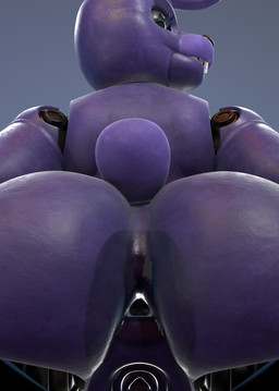3_toes anthro areola big_areola big_breasts bow_tie breasts buckteeth clitoris crossgender dark_areola dark_nipples eyebrows feet female genitals glistening glistening_body gradient_background huge_areola huge_breasts long_ears machine mtf_crossgender navel nipples puffy_nipples purple_areola purple_body purple_eyebrows purple_eyes purple_nipples red_bow_tie simple_background solo standing teeth thick_thighs toes vulva wide_hips octal_(modeler) five_nights_at_freddy's scottgames bonnie_(fnaf) animatronic lagomorph leporid mammal rabbit robot robot_anthro 2026 3d_(artwork) absurd_res digital_media_(artwork) full-length_portrait hi_res huge_filesize portrait