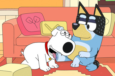 3_toes 4_fingers afterimage age_difference all_fours anthro anthro_on_anthro arm_support bent_leg big_eyes big_mouth_(anatomy) big_nose biped black_ears black_eyes black_nose black_tail blue_body blue_eyebrows blue_fur blue_markings blue_tail bodily_fluids carpet collar collar_only collar_tag detailed_background dominant dominant_anthro dominant_male duo eyebrows feet fingers floor floppy_ears foot_fetish foot_lick forward_arm_support fur furniture glistening glistening_nose gloves_(marking) half-closed_eyes hand_on_another's_head hand_on_head hand_on_knee hand_on_leg hand_on_own_knee hand_on_own_leg humanoid_hands internal_wall intraspecies iris leg_markings licking light_body light_fur living_room looking_down looking_down_at_another looking_down_at_partner looking_up looking_up_at_another looking_up_at_partner male male/male markings mature_anthro mature_male monotone_body monotone_fur monotone_tail motion_lines mouth_closed multicolored_body multicolored_fur multicolored_tail narrowed_eyes nude nude_anthro nude_male older_dom_younger_sub older_male on_model open_mouth open_smile orange_wall pillow pink_pillow pink_sofa pink_tongue plantigrade pointy_ears prick_ears pupils red_collar round_eyes saliva saliva_on_foot saliva_on_tongue shadow sitting smile smiling_at_another smiling_at_partner smirk smirking_at_another smirking_at_partner snout socks_(marking) sofa submissive submissive_anthro submissive_male tail tail_motion tailwag tan_floor teeth thick_eyebrows toes tongue tongue_out toony two_tone_tail wall_(structure) white_body white_ears white_fur white_pupils white_sclera white_tail yellow_body yellow_fur yellow_inner_ear yellow_pillow younger_male palmer711 bluey_(series) family_guy bandit_heeler brian_griffin australian_cattle_dog bird_dog canid canine canis cattledog domestic_dog herding_dog hunting_dog labrador mammal pastoral_dog retriever 2023 crossover digital_drawing_(artwork) digital_media_(artwork) hi_res
