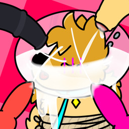 animal_genitalia animal_penis anthro bdsm blush bodily_fluids bondage bound bukkake collar cone_of_shame cum cum_on_face ejaculation equine_genitalia equine_penis excessive_cum excessive_genital_fluids genital_fluids genitals humanoid_genitalia humanoid_penis knot knotted_penis leash leashed_collar male medical_instrument open_mouth penis precum restraints rope rope_bondage scientific_instrument solo wearing_collar doug_polaris doshiba_solaris canid canine canis domestic_dog mammal shiba_inu spitz 1:1 absurd_res hi_res