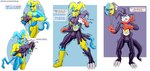 after_transformation bound bulge card encasement glistening glistening_body goo_transformation hypnosis jester latex mind_control teasing text transformation xedrykthedragon bandai_namco digimon madkat_miro digimon_(species) felid feline imp impmon mammal pantherine absurd_res english_text hi_res