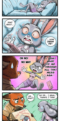 anthro bottomwear box buckteeth butt cellphone clothed clothing container dialogue duo electronics feet female fingers fur furniture grey_body grey_fur holding_box holding_cellphone holding_container holding_object holding_phone holding_smartphone humor lying male male/female on_back open_mouth phone shirt shorts smartphone sofa speech_bubble spread_legs spreading tail tank_top teeth text toes tongue topwear worried worried_face worried_look borba disney pixar ratatouille zootopia judy_hopps nick_wilde remy_(ratatouille) canid canine european_rabbit fox lagomorph leporid mammal oryctolagus rabbit red_fox true_fox comic digital_media_(artwork) english_text hi_res one_page_comic