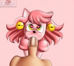 duo fellatio female genitals heart_eyes heart_symbol looking_at_viewer male male/female oral penile penis sex filler_shmazman mew_mew_kissy_cutie undertale undertale_(series) mew_mew_(undertale) animal_humanoid cat_humanoid felid felid_humanoid feline feline_humanoid humanoid mammal mammal_humanoid