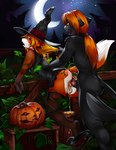 2015 alicia_(ricochetcoyote) all_fours anthro anthro_on_anthro anthro_penetrated anthro_penetrating anthro_penetrating_anthro balls bent_over bodily_fluids bound breasts butt canid canine clothing colored_cum cum cum_drip cum_in_pussy cum_inside detailed_background digital_media_(artwork) doggystyle dragonfu dripping duo erection eyewear felid female female_penetrated food footwear from_behind_position fruit genital_fluids genitals glasses hair halloween heelpop high_heels holidays jack-o'-lantern leaking_cum looking_back loose_footwear magic_user male male/female male_penetrating male_penetrating_female mammal maned_wolf messy nude open_mouth orange_cum orange_hair outside penetration penile penile_penetration penis penis_in_pussy plant pulling_hair pumpkin sex shaded shoe_dangle shoes story story_in_description touching_hair unusual_bodily_fluids unusual_cum unusual_genital_fluids vaginal vaginal_penetration