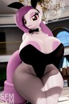 anthro areola areola_slip big_areola big_breasts big_butt breasts bunny_costume butt clothing costume fake_ears fake_rabbit_ears female huge_areola huge_breasts looking_at_viewer montgomery_glands solo thick_thighs wide_hipped_female wide_hips symm hasbro my_little_pony earth_pony equid equine horse mammal pony 2:3 3d_(artwork) digital_media_(artwork) hi_res widescreen