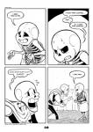 2017 animated_skeleton bone c-puff comic ellipsis english_text hi_res humanoid male papyrus_(undertale) sans_(undertale) skeleton speech_bubble text undead undertale undertale_(series)