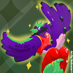 anthro bottomwear butt claws clothing dancer_outfit dancing feathers male pants purple_body purple_feathers red_outfit ring solo sparkles topwear vest conditional_dnp notkastar european_mythology greek_mythology mythology avian bird mythological_avian mythological_bird mythological_creature mythological_firebird phoenix 1:1