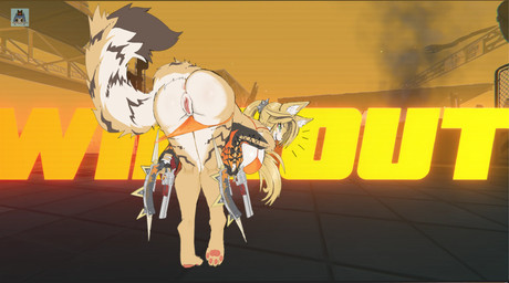 accessory anthro anus bent_over big_breasts bikini biped bladed_weapon blonde_hair bra breasts butt clothed clothing countershade_butt countershading digitigrade emanata feet female female_anthro fingerless_gloves fluffy fluffy_tail genitals gloves green_eyes gun hair hair_accessory hairband handgun handwear holding_gun holding_handgun holding_object holding_ranged_weapon holding_revolver holding_weapon inner_ear_fluff knock-kneed looking_at_viewer looking_back looking_back_at_viewer panties panties_down partially_clothed paws pointy_ears ponytail presenting presenting_vulva ranged_weapon revolver screencap screencap_background side_boob sleeves smile soles solo standing swimwear tail teeth tuft two-piece_swimsuit underwear underwear_down vulva weapon white_body mangakitsune2 mihoyo zenless_zone_zero pulchra_fellini felid feline mammal absurd_res digital_media_(artwork) hi_res mixed_media watermark