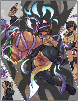 accessory ambiguous_penetration areola asphyxiation bestiality big_areola big_breasts big_butt big_nipples blue_eyes bodily_fluids border breast_expansion breast_squeeze breasts breasts_squeezed_together butt choking clothing coat dark_body dark_skin duo ejaculation expansion exposed_breasts female female_focus feral forced genital_fluids genitals hair_accessory huge_areola huge_breasts huge_butt huge_nipples hypnosis interspecies male male/female massage mega_stone mind_control nipple_fetish nipple_play nipple_torture nipples oblivious penetration pokephilia pseudo_hair question_mark questionable_consent rape restrained restrained_by_tentacles sex squeezing sweat tentacle_hair tentacle_rape tentacle_sex tentacles tight_clothing topwear unaware_hypnosis vaginal_fluids vaginal_squirting vulva wardrobe_malfunction wet white_border mrdirtandgrime nintendo pokemon pokemon_legends_z-a emma_(pokemon) generation_6_pokemon generation_9_pokemon human malamar mammal mega_evolution mega_malamar pokemon_(species) absurd_res hi_res textless
