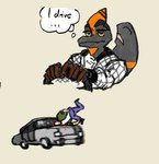 anthro bald blood bodily_fluids brown_hair car clothed clothing duo gloves grey_body grey_scales hair handwear humor inside_car inside_vehicle male scales simple_background text thought_bubble vehicle wings yellow_eyes brothersgrot cavemanon_studios drive goodbye_volcano_high snoot_game anon_(snoot_game) naser_(gvh) ryan_gosling human mammal prehistoric_species pterodactylus pterosaur reptile scalie colored english_text meme