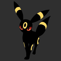 ambiguous_gender black_body feral fur fur_markings glistening glistening_eyes grey_background markings red_eyes ring_(marking) simple_background solo yellow_body noye nintendo pokemon eeveelution generation_2_pokemon pokemon_(species) umbreon 1:1 2025 digital_drawing_(artwork) digital_media_(artwork) flat_colors hi_res