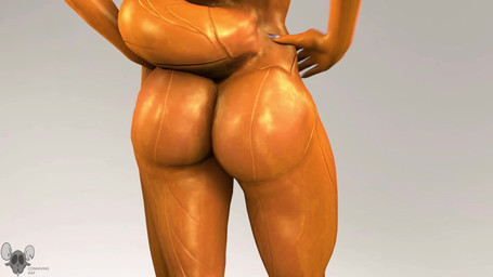 anthro big_butt bouncing_butt butt butt_shot butt_slap close-up colored_nails female grey_background grey_nails hand_on_hip hands_on_hips nails nude silver_nails simple_background slap slapping_own_butt slapping_self solo standing tail tail_aside thick_thighs connivingrat petruz_(modeler) mythology dragon_(petruz) voca_(connivingrat) dragon mythological_creature mythological_scalie scalie wingless_dragon 16:9 2020 3d_(artwork) 3d_animation animated digital_media_(artwork) hi_res high_framerate loop no_sound short_playtime source_filmmaker_(artwork) video widescreen