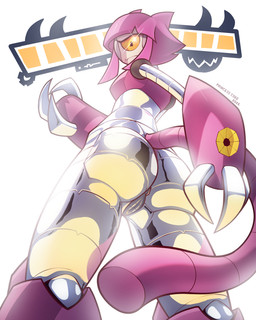 angry anus chrome_body female genitals imminent_battle looking_at_viewer machine simple_background solo vulva white_background cocaine_(artist) conditional_dnp gameoverse glitch_productions malice_(gameoverse) humanoid robot robot_humanoid 4:5 absurd_res hi_res
