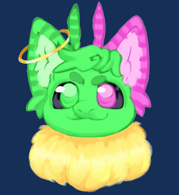 antennae_(anatomy) anthro big_ears chibi female heterochromatic_ears heterochromia looking_at_viewer ring solo starstruck_venus aurora_heights arthropod insect lepidopteran moth alpha_channel