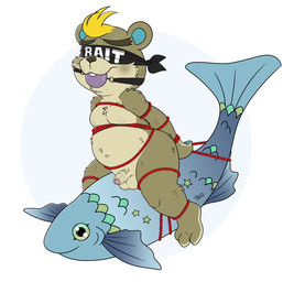 anthro ball_gag balls bdsm belly blindfold blonde_hair blush bondage bound brown_body brown_fur flaccid foreskin freckles fur gag genitals hair male nipples nude penis restraints rope rope_bondage shortstack shortstack_male slightly_chubby small_penis solo tbid animal_crossing nintendo c.j._(animal_crossing) beaver mammal rodent hi_res