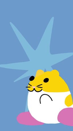 :3 abstract_background ambiguous_gender biped bipedal_feral black_eyes blue_body blush blush_stickers duo feral floating floating_feet fur group levitation multicolored_body multicolored_fur music open_mouth orange_body orange_fur photo_background pink_body real red_body running semi-anthro two_tone_body two_tone_fur whiskers white_body white_fur yellow_body anthony_borno kirby_(series) nintendo kirby rick_(kirby) cricetid hamster mammal rodent waddling_head 2026 9:16 animated digital_drawing_(artwork) digital_media_(artwork) frame_by_frame hi_res loop photography_(artwork) short_playtime sound male_(lore)