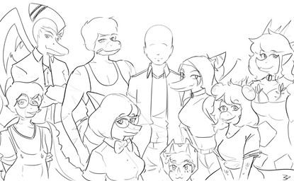 3_horns anthro bald bone_frill bow_ribbon broken_wing clothing crop_top double_bun dress drugs eyewear facial_horn female frill_(anatomy) front_view glasses group hair hair_bun halter_top head_crest head_spikes horn jacket long_tail male marijuana midriff multi_horn nose_horn overalls round_glasses shirt short_hair smile smoking smoking_marijuana snout spiked_tail spikes spikes_(anatomy) tail tank_top topwear wings arsenic_iii cavemanon_studios goodbye_volcano_high snoot_game anon_(snoot_game) fang_(gvh) naomi_(gvh) naser_(gvh) reed_(gvh) rosa_(gvh) sage_(gvh) stella_(gvh_beta) trish_(gvh) aquilops ceratopsian dinosaur dromaeosaurid hadrosaurid human mammal microraptor ornithischian ornithopod parasaurolophus prehistoric_species pterodactylus pterosaur reptile scalie stegosaurian stegosaurus theropod thyreophoran triceratops velociraptor 2023 black_and_white hi_res monochrome