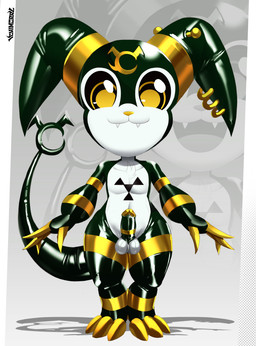 balls bodily_fluids genitals glistening glistening_balls glistening_body glistening_genitalia glistening_legs glistening_penis gold_(metal) jester jewelry latex_body looking_confident male penis short short_stack smug smug_grin solo sweat ichimoral cercus_voltare demon domestic_cat felid feline felis humanoid hybrid imp mammal absurd_res hi_res