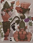 anthro feet male masturbation solo theraph0sidae nintendo pokemon sam_(theraph0sidae) generation_5_pokemon pokemon_(species) simisage absurd_res hi_res