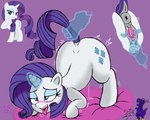 absurd_res ahegao anatomically_correct anatomically_correct_genitalia anatomically_correct_pussy animal_genitalia animal_pussy anthro equid equine equine_genitalia equine_pussy female feral friendship_is_magic genitals hasbro hi_res horn looking_pleasured magic mammal masturbation my_little_pony mythological_creature mythological_equine mythology pussy rarity_(mlp) reference_image simple_background six343 solo unicorn