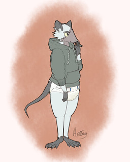 anthro bodily_fluids diaper drugs genital_fluids male marijuana solo unclean_diaper urine used_diaper wet_diaper artemyrat mammal murid murine rat rodent hi_res