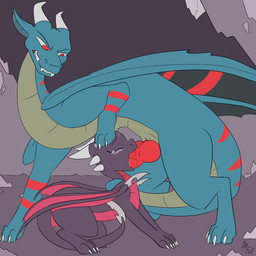 2_horns age_difference angry animal_genitalia animal_penis back_wings black_body blade cave cheek_spikes claws countershade_torso countershading duo erection eyes_closed facial_spikes fellatio female feral feral_on_feral forced forced_oral genitals grey_body horn inside larger_male looking_at_another looking_at_partner male male/female membrane_(anatomy) membranous_wings multicolored_body older_male oral penile penis quadruped rape red_body red_countershading red_eyes sex size_difference smaller_female spikes spikes_(anatomy) standing tail tail_blade tan_body tan_countershading tongue two_tone_body weapon_tail wings young young_female young_feral younger_female fuf activision european_mythology mythology spyro_the_dragon cynder dragoviir dragon mythological_creature mythological_scalie scalie western_dragon 1:1 2019 hi_res