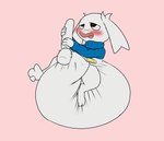 abdl big_diaper blush clean_diaper crossgender curling_toes diaper diaper_bulge feet huge_diaper male open_mouth sex_toy simple_background vibrator wand_vibrator chaptude cave_story sue_sakamoto lagomorph mammal mimiga 2024 animated short_playtime subtle_animation