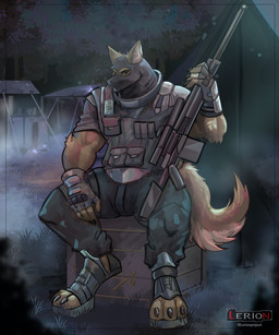 anthro army army_clothing army_outfit army_uniform balaclava barazoku bedroom_eyes biceps big_muscles black_balaclava black_clothing black_mask bottomwear box brown_body brown_fur bulletproof_vest camo camo_bottomwear camo_clothing camo_gloves camo_handwear camo_pants camo_print camo_shirt camo_topwear camo_vest claws clothing container crate dominant dominant_anthro dominant_male flirting flirting_look flirting_with_viewer fog foggy_background footwear fur gloves green_bottomwear green_clothing green_footwear green_gloves green_handwear green_pants green_shirt green_shoes green_topwear green_vest gun handwear holding_gun holding_object holding_ranged_weapon holding_rifle holding_shotgun holding_weapon inviting inviting_to_sex inviting_viewer looking_at_viewer male manly mask masked_male military military_clothing military_gloves military_pants military_uniform military_vest muscular muscular_anthro muscular_arms muscular_male muscular_thighs narrowed_eyes night offering_sex offering_to_viewer outside pants pattern_bottomwear pattern_clothing pattern_gloves pattern_handwear pattern_pants pattern_shirt pattern_topwear pattern_vest plant presenting presenting_body presenting_crotch ranged_weapon rifle seducing_viewer seductive shirt shoes shotgun showing_off_muscles sitting sitting_on_crate soldier solo spread_legs spreading tactical tactical_gear tactical_gloves tactical_load_carring_vest tactical_pants tail tent thick_arms thick_thighs thug toeless_footwear toeless_shoes topwear tough_guy tree uniform vest warrior weapon wearing_mask lerionproject canid canine canis mammal wolf hi_res