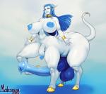 animal_genitalia animal_penis balls big_balls big_breasts big_penis blue_hair bodily_fluids bracelet breasts come_at_me_bro curvy_figure equine_genitalia equine_penis erection flaccid front_and_back_penises frontal_taur_genitals frontal_taur_penis genitals gynomorph hair huge_balls huge_breasts huge_penis humanoid_genitalia humanoid_penis hyper intersex jewelry looking_at_viewer multi_genitalia multi_penis nipples nude penis smile smirk solo sweat sweaty_balls sweaty_genitalia sweaty_penis varied_multi_genitalia varied_multi_penis vein veiny_penis voluptuous white_body white_skin modeseven blizzard_entertainment warcraft blanche draenei humanoid taur 2015 hi_res