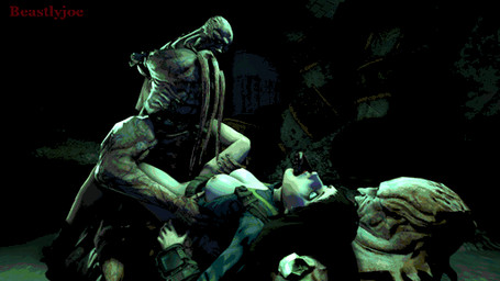 5_fingers all_the_way_through anal anal_penetration anal_threading arms_bent bent_legs breasts clothing female fingers group group_sex hand_on_leg hand_on_side hand_on_thigh hand_on_torso human_penetrated interspecies leg_grab lying male male/female monster_on_female not_furry on_back on_top on_top_of open_mouth penetration penile penile_penetration restrained sex side_grab spread_legs spreading thigh_grab threaded_by_penis torso_grab beastlyjoe 2k_games bioshock bioshock_infinite fallout microsoft elizabeth_(bioshock_infinite) centaur_(fallout) human mammal monster posthuman super_mutant_(fallout) 16:9 3d_(artwork) 3d_animation animated digital_media_(artwork) source_filmmaker_(artwork) widescreen