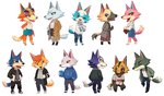 anthro blonde_hair blue_body blue_eyes blue_fur breasts clothed clothing elderly eyelashes eyes_closed eyeshadow eyewear female fur grey_body grey_fur group hair large_group makeup male mature_anthro mature_male multicolored_body pink_body pink_fur sunglasses white_body white_fur yellow_sclera tuxtux animal_crossing nintendo audie_(animal_crossing) chief_(animal_crossing) dobie_(animal_crossing) fang_(animal_crossing) freya_(animal_crossing) kyle_(animal_crossing) lobo_(animal_crossing) skye_(animal_crossing) vivian_(animal_crossing) whitney_(animal_crossing) wolfgang_(animal_crossing) arctic_wolf canid canine canis fox mammal wolf hi_res