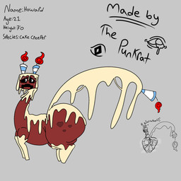 all_fours anus balls big_balls big_butt bodily_fluids butt cake dessert feral food genitals heart_(marking) huge_balls huge_butt male markings musk puffy_anus red_body solo sweat punkoftherats microsoft minecraft mojang xbox_game_studios howard_(punkoftherats) creeper_(minecraft) food_creature 1:1 hi_res